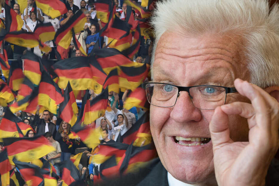 Baden-Württembergs Ministerpräsident Winfried Kretschmann (70, Grüne): Mit Patriotismus deutsche Fachkräfte zurück in die Heimat lotsen.