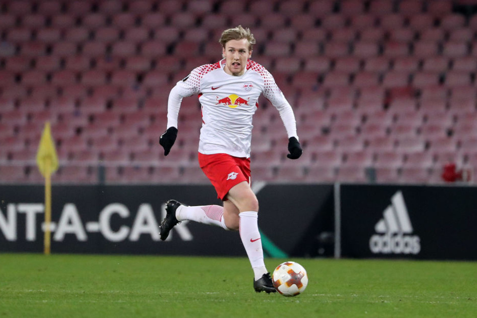 Emil Forsberg wird nach seinem Kurz-Comeback in Neapel in Frankfurt zwar spielen können, allerdings nicht über die vollen 90 Minuten.