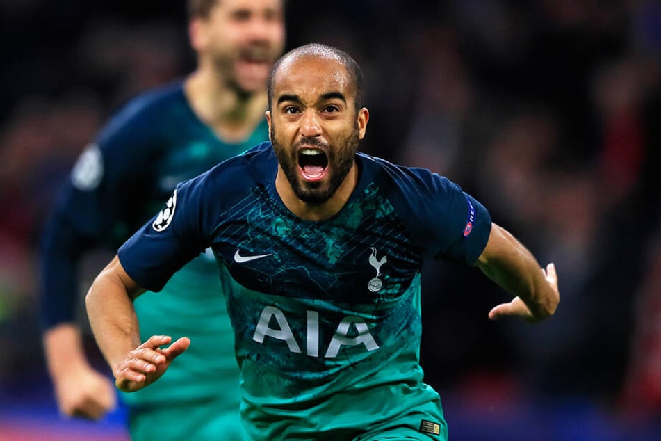 Er war Tottenhams Held des Abends: Dreierpacker Lucas Moura.