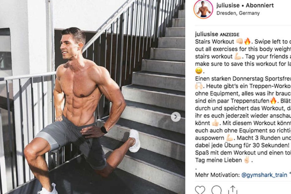 Julius ist heiß und mit jeder Menge Muskeln bepackt.