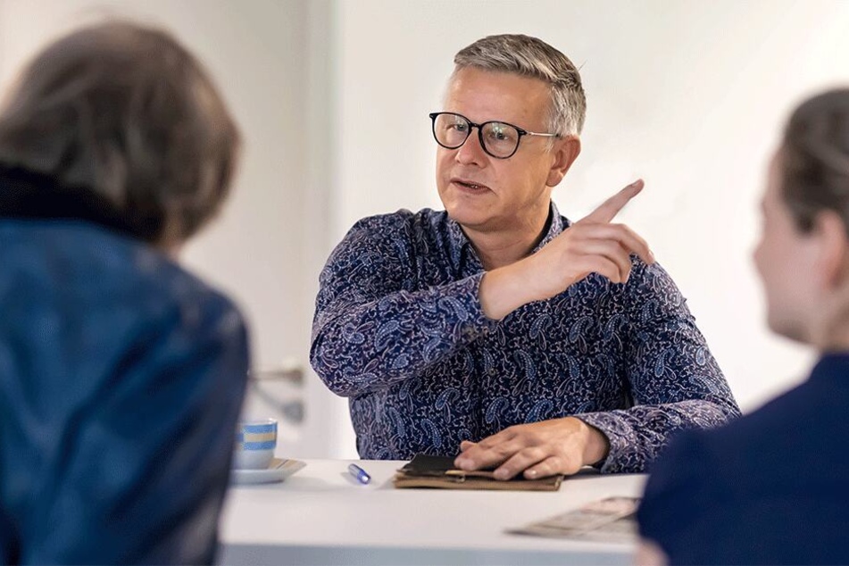 Der neue Pressesprecher der Stadt, Matthias Nowak (50), stellte sich in der TAG24-Redaktion vor.