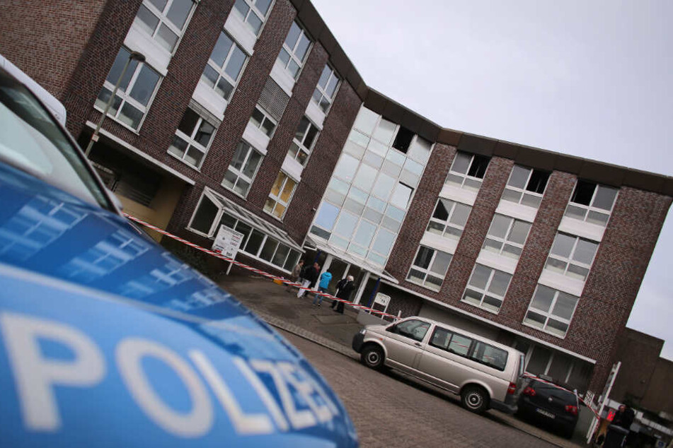 In diesem Gebäude wurde eine Frau von dem Amokläufer getötet.