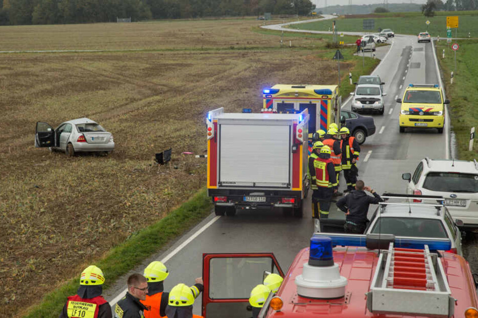 Auf der S101 kam ein Toyota ins Schleudern und baute einen schweren Unfall.