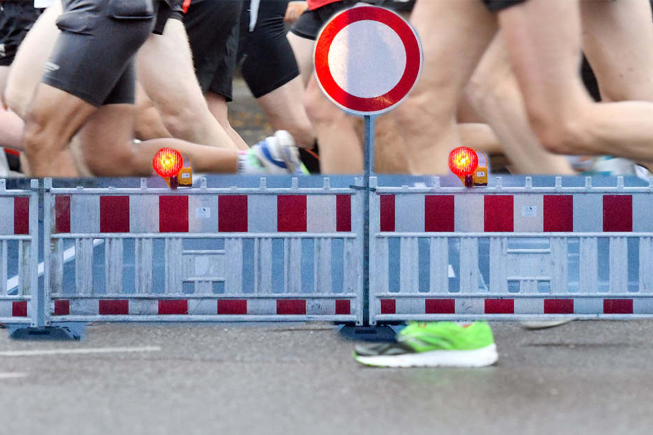 Aufgrund des 16. Mitteldeutschen Marathons kommt es in Leipzig am Sonntag zu Verkehrsbehinderungen. (Fotomontage)