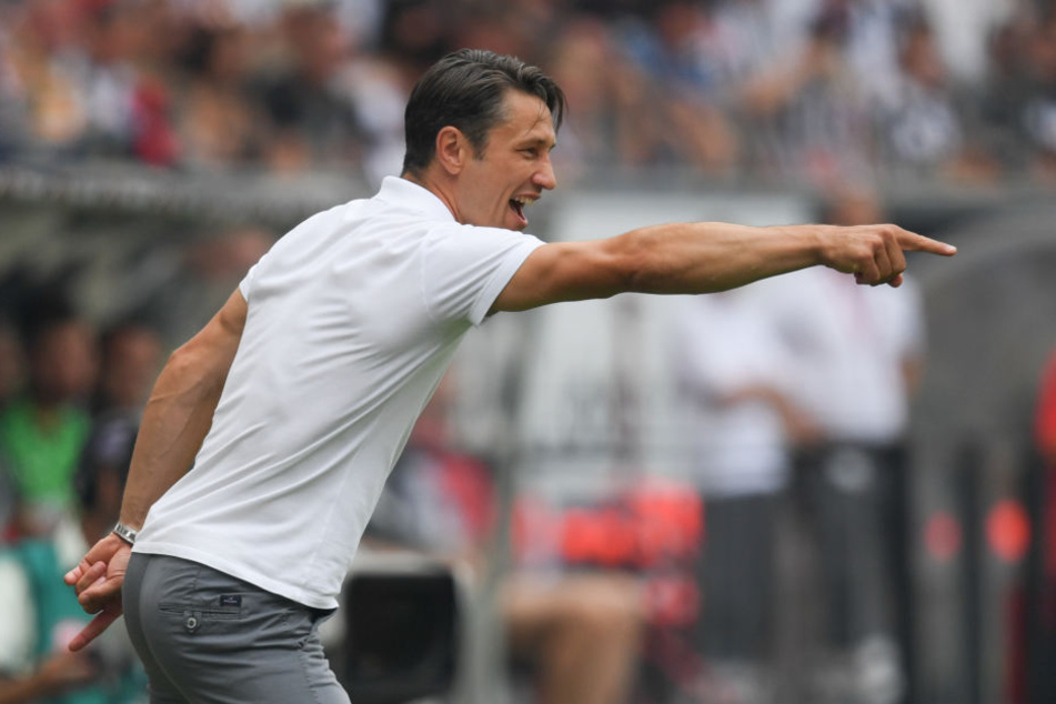 Trotz Anweisungen von Eintracht-Coach Niko Kovac gelang seinen Spielern nicht mehr der Ausgleich.