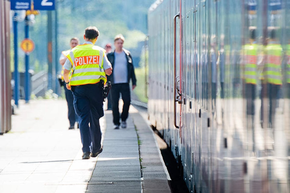 Durch das schnelle Vorgehen des Bahnpersonals konnte der Mann niemanden im Zug verletzen. (Symbolbild)