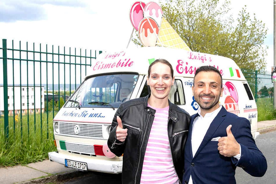Luigi (41) und Kati (35) sind froh, dass sie ihr Eismobil zurück haben.