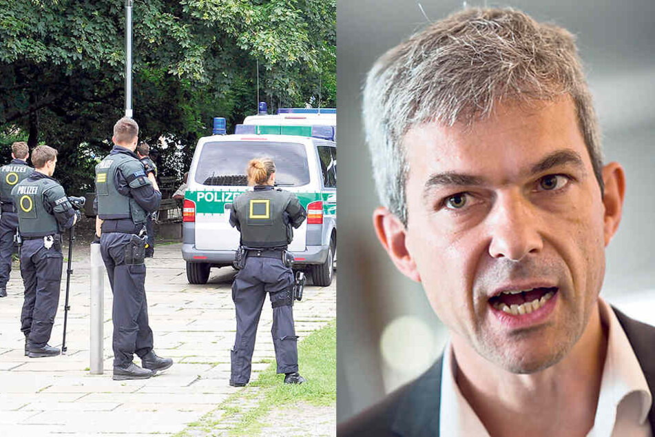 Grünen-Politiker Volkmar Zschocke (47) fordert mehr Polizeipräsenz, aber
keine Razzien.
