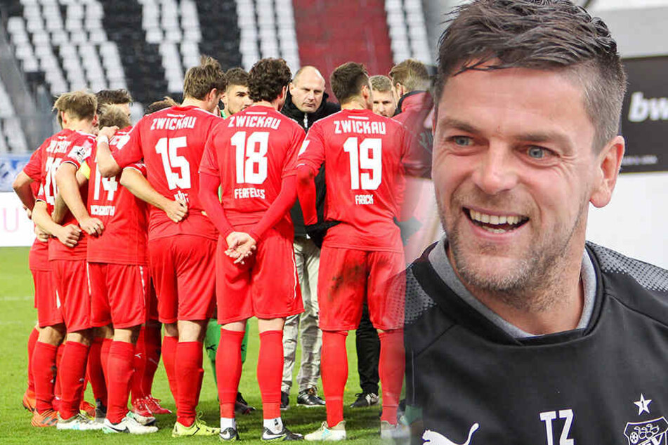 Coach Torsten Ziegner freut's! Letztes Jahr gab es noch eine Transfersperre, in dieser Saison wurde nachlizenziert.