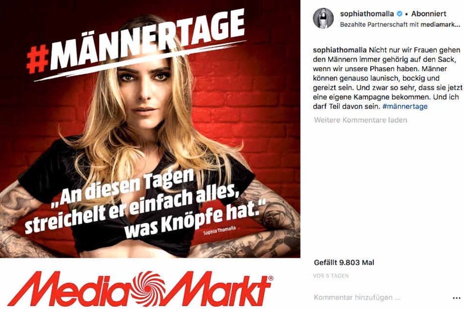 Über diese Media-Markt-Kampagne wird gerade im Netz debattiert.