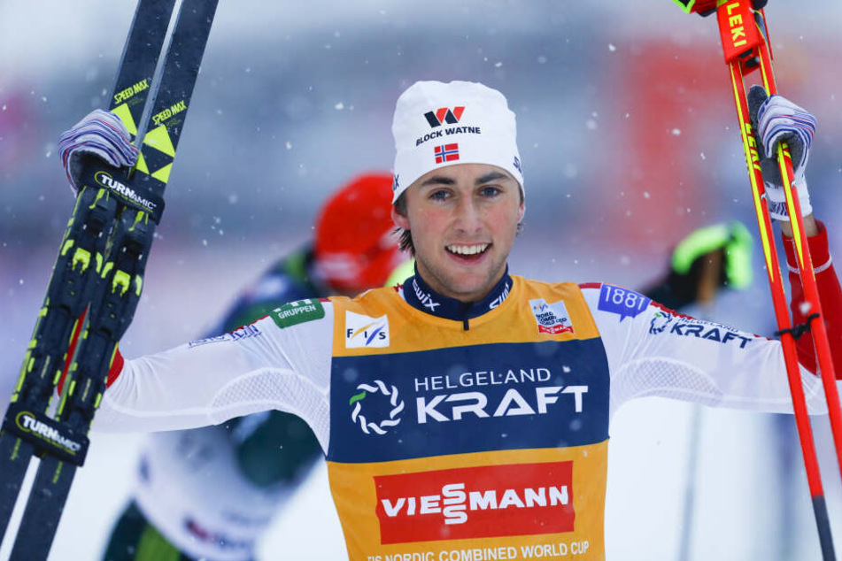 Serientäter: Der Norweger Jarl Magnus Riiber gewann in dieser Saison bereits acht Weltcups. In Klingenthal soll Nummer 9 her.