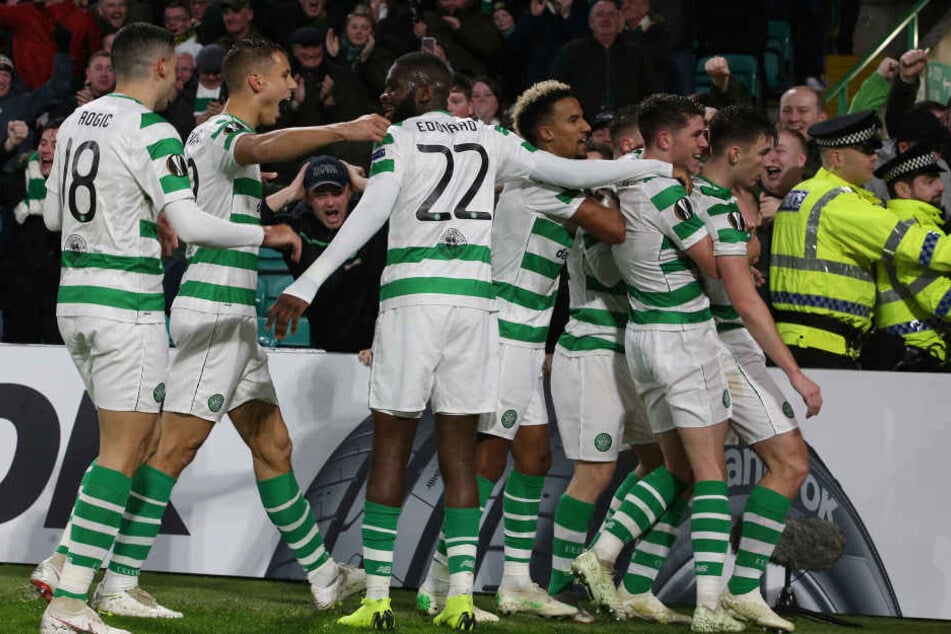 Waren am Donnerstag ein Tor besser: Die Jungs vom schottischen Serienmeister Celtic Glasgow, die durch den Sieg das vorzeitige Aus abwenden konnten.