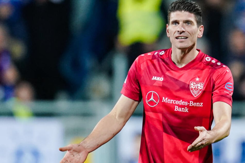 Mario Gomez, seine Zukunft beim VfB Stuttgart ist offen.