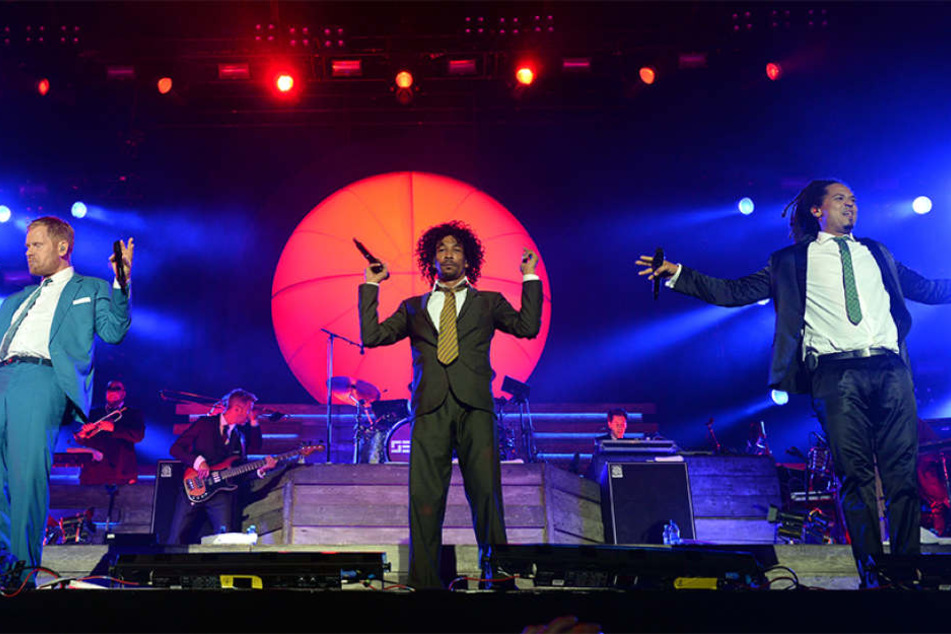 Seeed im September 2015 beim Lollapalooza-Festival in Berlin.