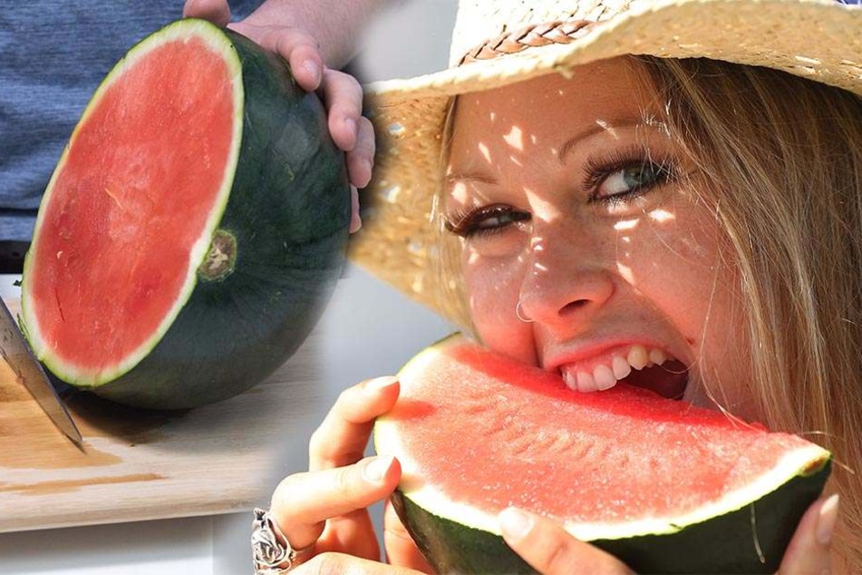 Melonenkerne bieten ein hohes Potenzial. Ob die junge Frau (rechts) sie mitgegessen hat, ist nicht überliefert (Symbolbilder).