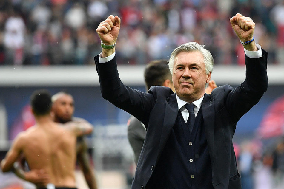 Der Trainer des FC Bayern München, Carlo Ancelotti (57) zeigte sich begeistert von den Leipziger Bullen.