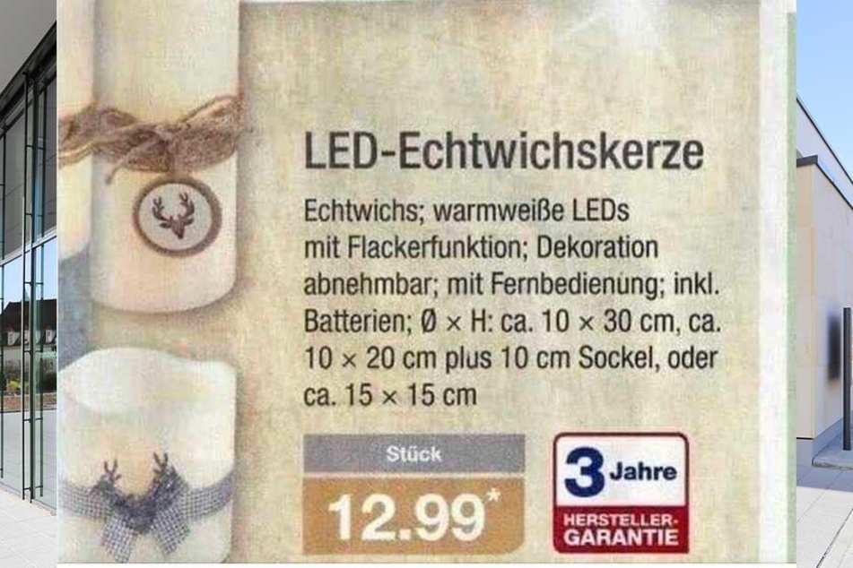 Die Echtwichskerze sorgte für Lacher, ist aber wahrscheinlich ein Fake oder aus längst vergangener Zeit.