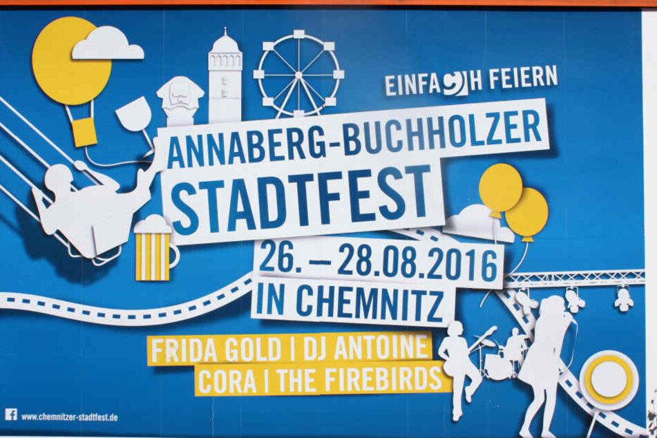 Annaberg-Buchholz findet die Chemnitzer Stadtfest-Werbung nicht lustig.