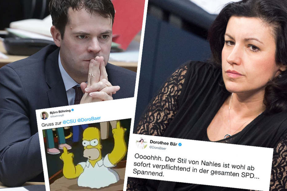 Schlagabtausch via Twitter: Böhning und Bär schenken sich nichts.