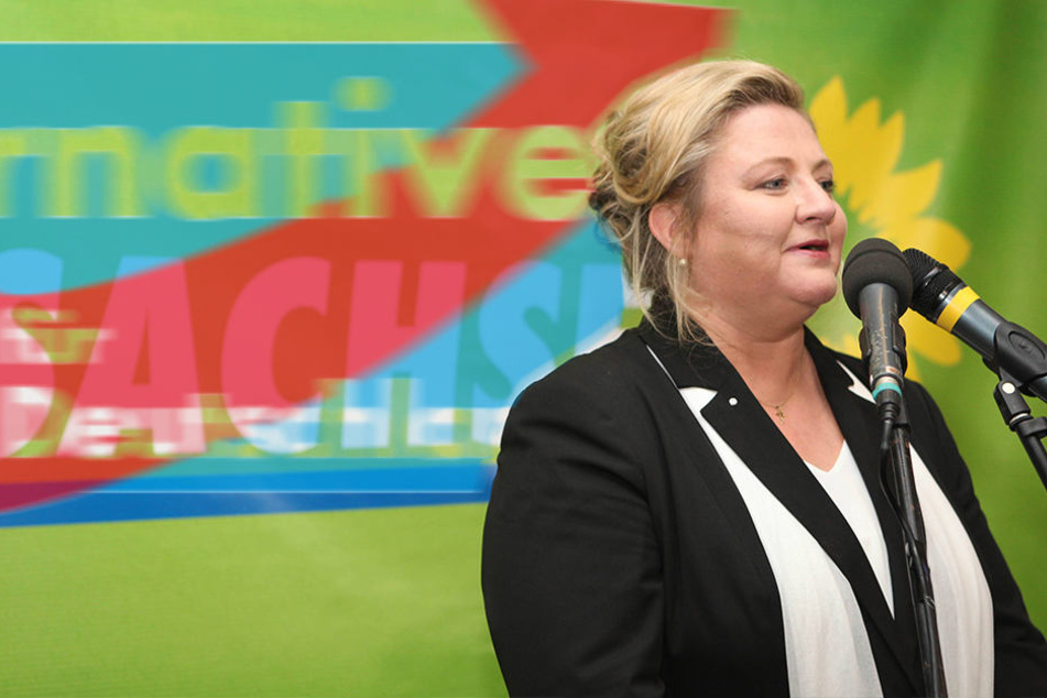 Die frühere sächsische Grünen-Politikerin Antje Hermenau (52).