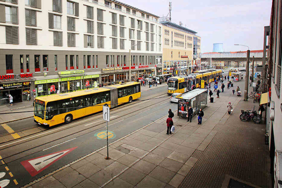 Die Kesselsdorfer Straße bekommt eine Zentralhaltestelle.