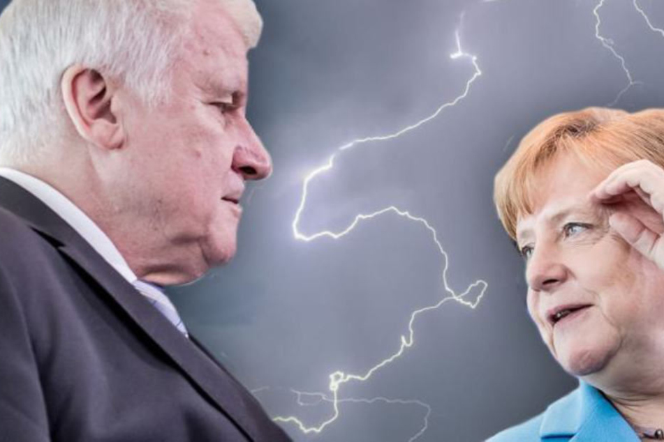 Kommt es wegen des Asylstreits zum Bruch? (Bildmontage)