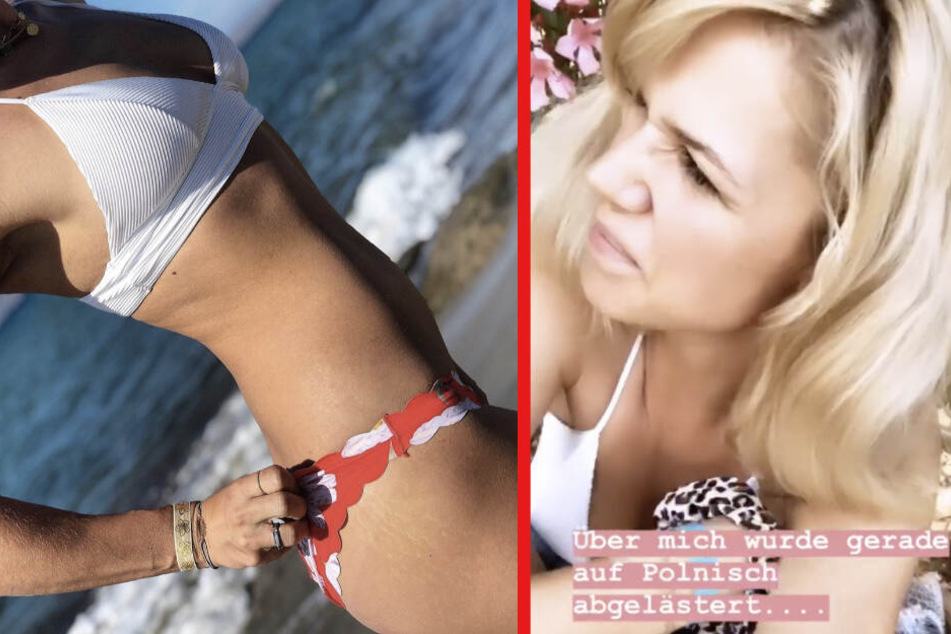 Die Blondine genießt gerade einen Urlaub mit Familie und Freunden auf Kos.