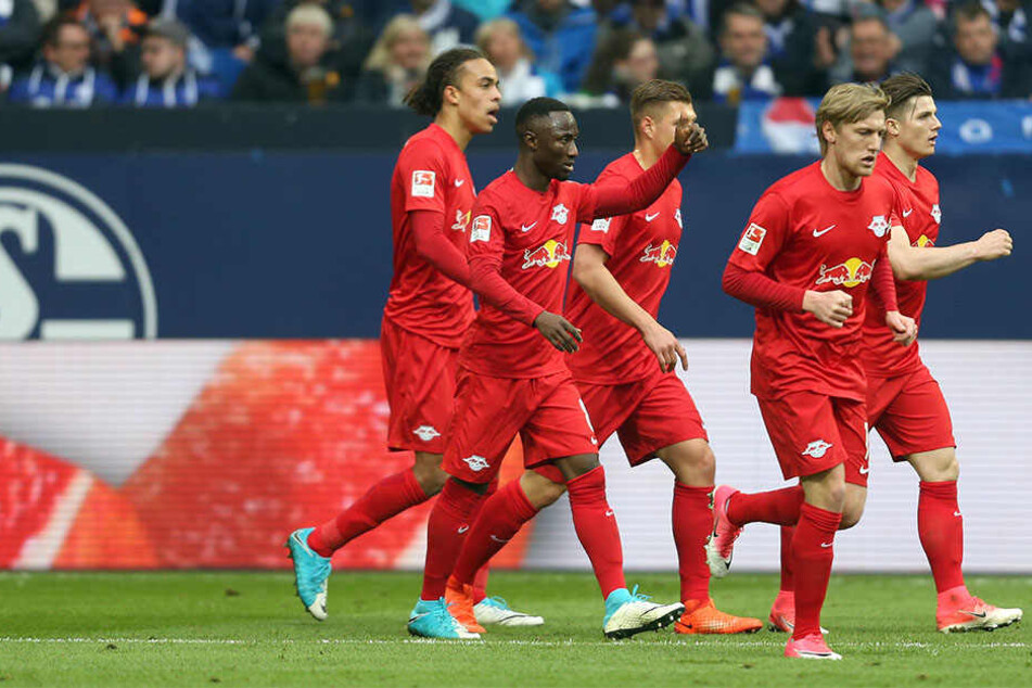 Die Spieler vom RB Leipzig dominierten das Spiel, mussten aber kurz nach Anpfiff der zweiten Halbzeit ihre Führung abgeben.
