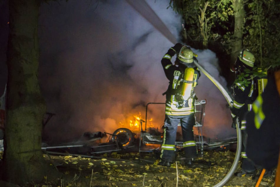Die Feuerwehr konnte nicht mehr viel retten.