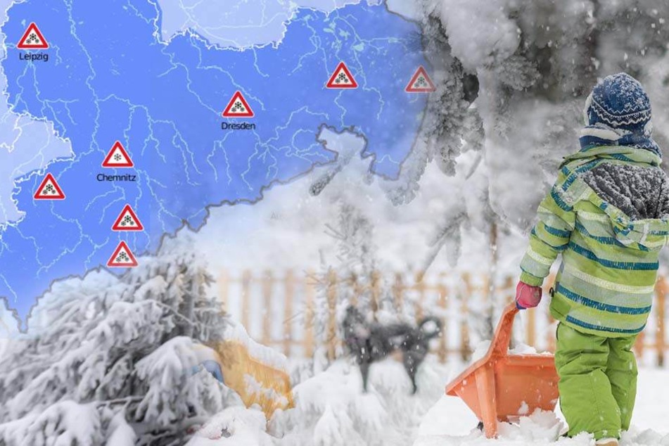 In Sachsen gibt es am Wochenende wieder bis zu fünf Zentimeter Neuschnee.