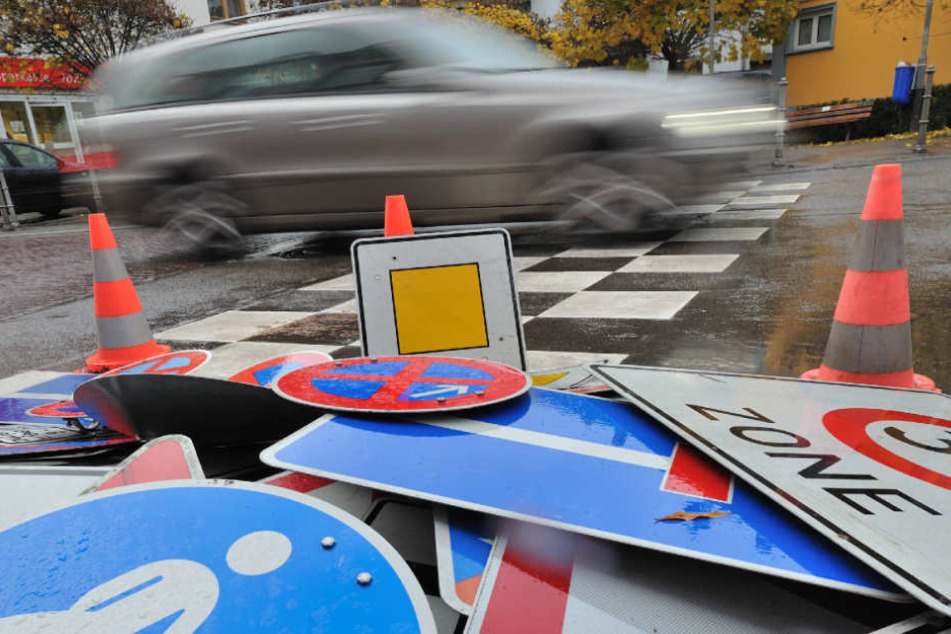 100 Verkehrsschilder wurden an nur einem Wochenende gestohlen. (Symbolbild)