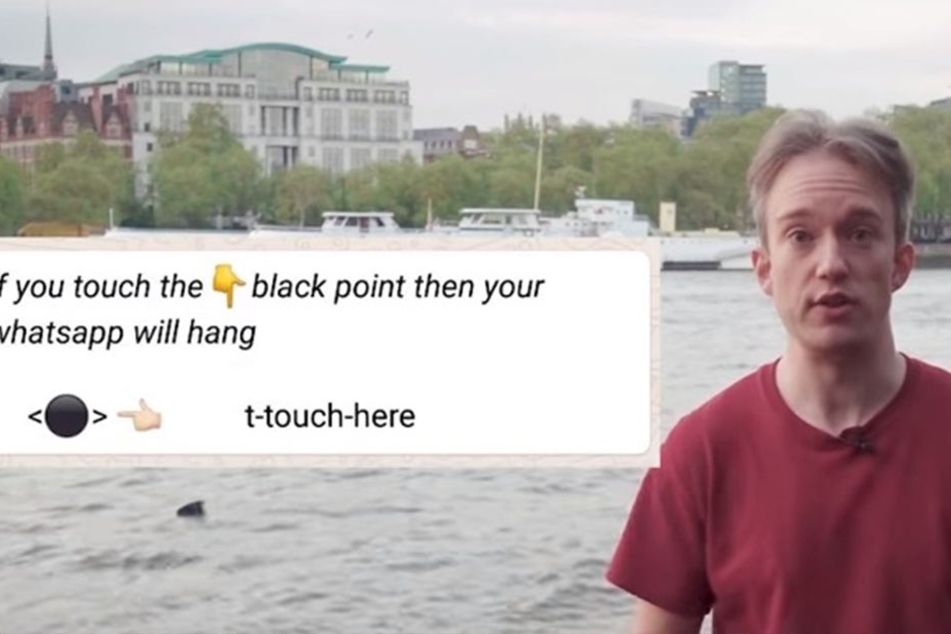 Der schwarze Punkt ist nicht Schuld am Absturz, sondern die Lücken...