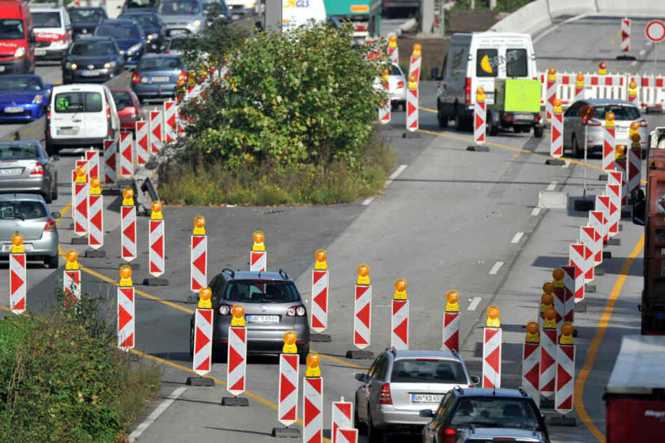 Wieder einmal gibt es eine Baustelle auf der A2. (Symbolbild)