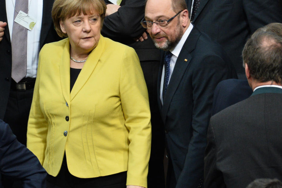 Die beiden werden am 24. September gegeneinander antreten: Kanzlerin Angela Merkel und SPD-Kanzlerkandidat Martin Schulz.