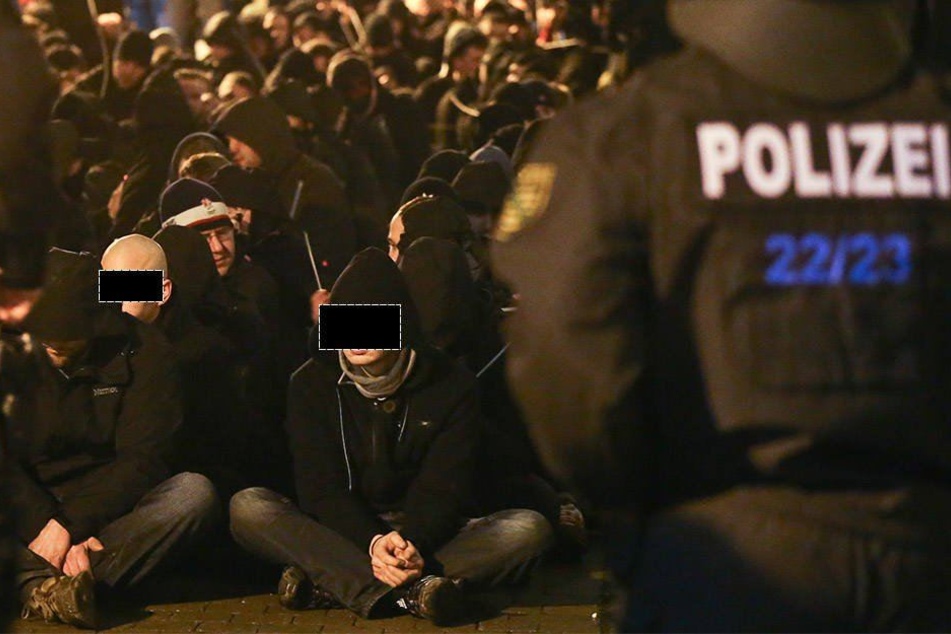 Etwa 215 Tatverdächtige wurden nach den Angriffen in Connewitz festgenommen.