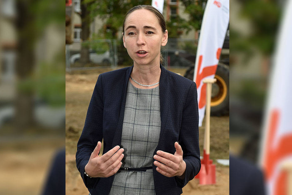 Sozialbürgermeisterin Kristin Kaufmann (42, Linke) will Sozial-Wohnungen in allen Stadtteilen bauen lassen.