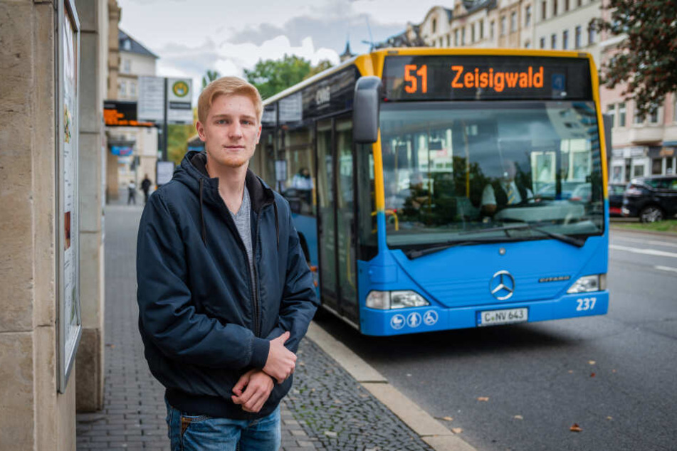 Tim Cieslok (18) wurde beim Buseinstieg geschlagen.