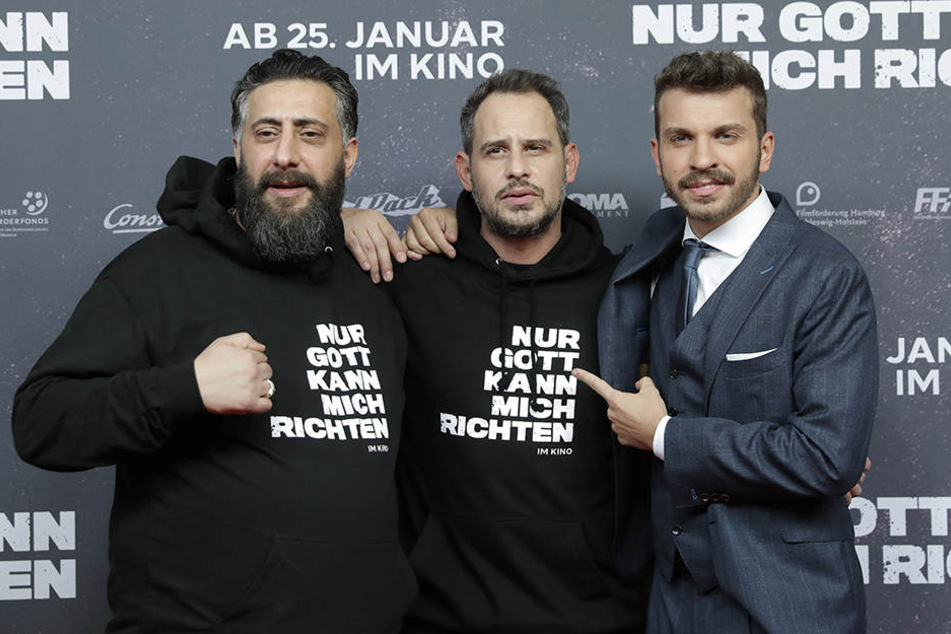Ramadan mit seinen Kollegen Moritz Bleibtreu und Edin Hasanovic.