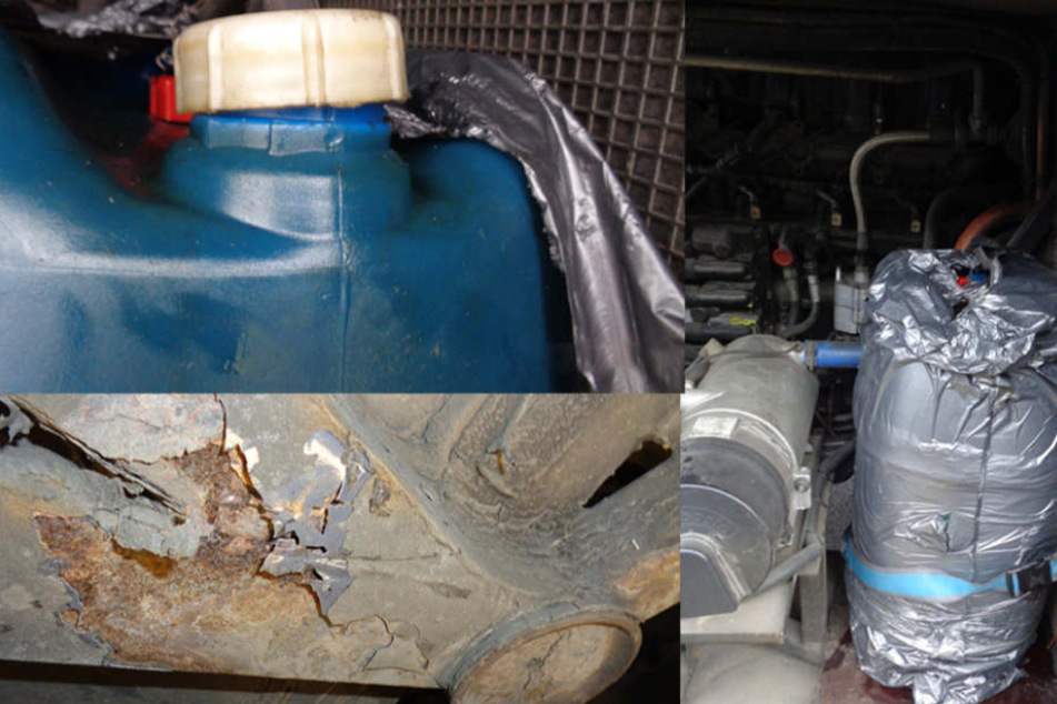 Das Hauptproblem waren allerdings die im Heck des Busses unfachmännisch angebrachten Dieseltanks, die für akute Brand-Gefahr sorgten.