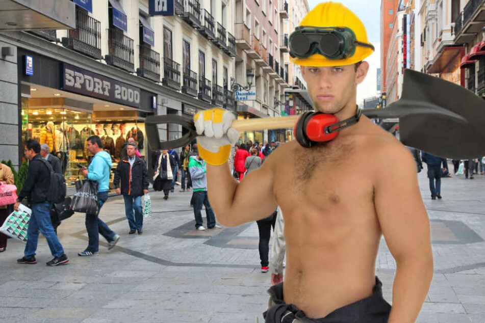 Schaufel gegen Klappmesser: Mutige Bauarbeiter stoppen Betrunkenen (Symbolbild).