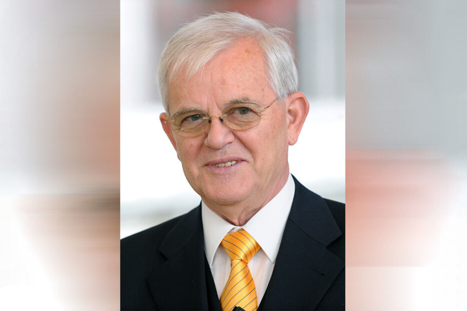 Der damals scheidende sächsische Landtagspräsident Erich Iltgen (CDU), fotografiert am 2.10.2009 während einer Festveranstaltung zur Verabschiedung Iltgens im Landtag.