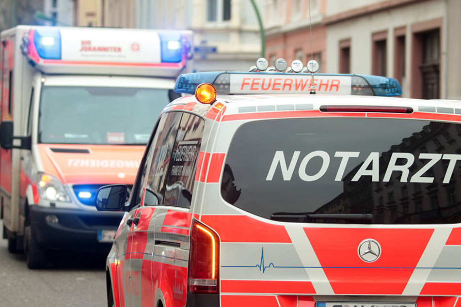 In Leipzig wurden mehrere Menschen, darunter auch ein Kind, bei einem Feuer verletzt. (Symbolbild)