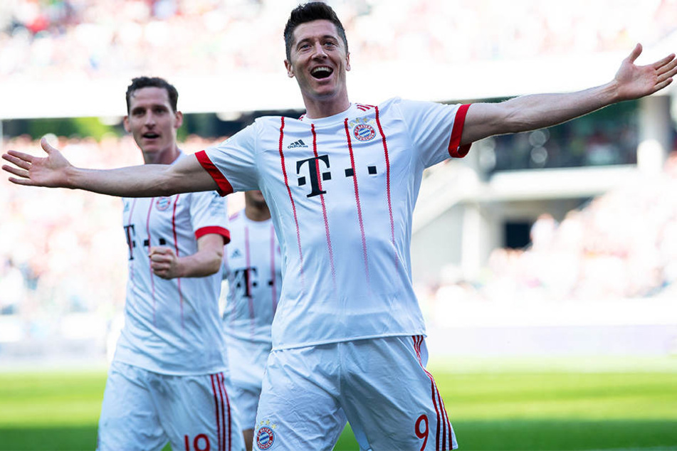 Gehört dieses Bild bald der Vergangenheit an? Robert Lewandowski jubelt im Trikot des FC Bayern München.