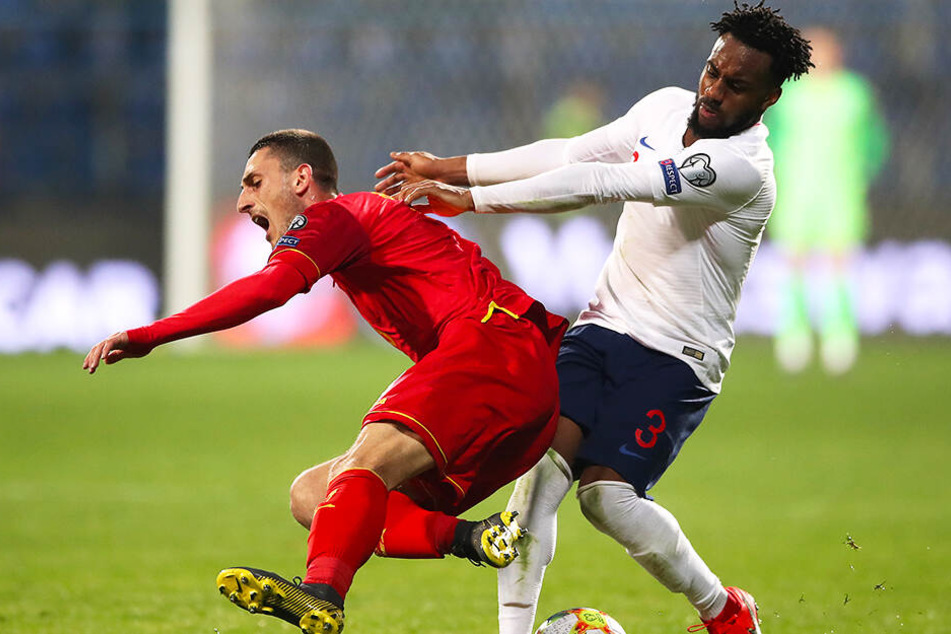 Danny Rose im EM-Qualifikationsspiel gegen Montenegro. Während der Partie wurde er rassistisch beleidigt.