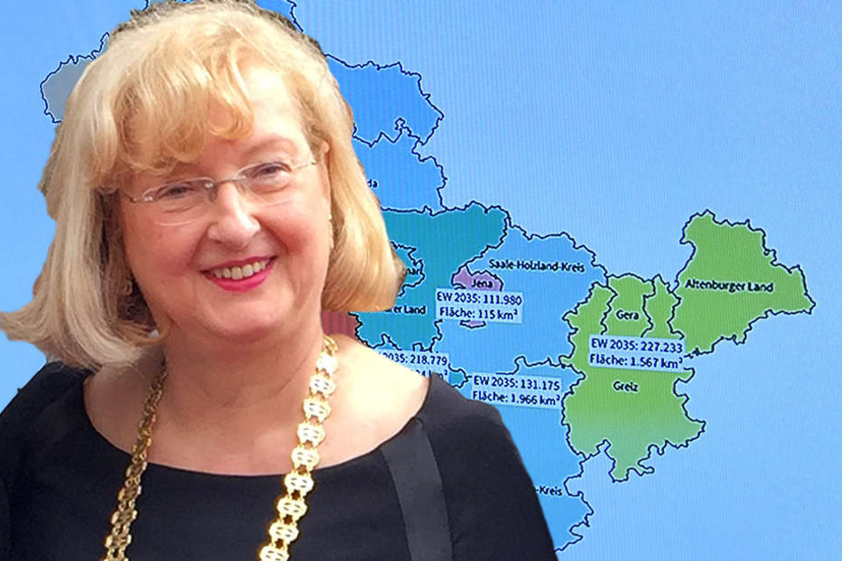Geras Oberbürgermeisterin Viola Hahn (parteilos) setzt sich dafür ein, dass ihre Stadt kreisfrei bleibt.