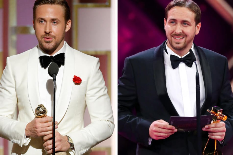 Ziemlich ähnlich: Der echte Ryan Gosling (links) und der Münchner Koch Ludwig Lehner.
