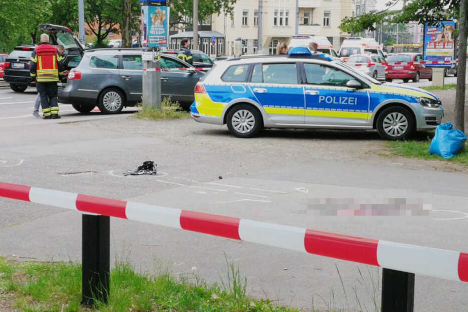 Der letzte tödliche Fahrradunfall in Leipzig ereignete sich auf der Zufahrt zum Kleinmessegelände am Cottaweg/Jahnallee. Am 22. Mai wurde hier eine 20-Jährige von einem Lastwagenfahrer übersehen und totgefahren.