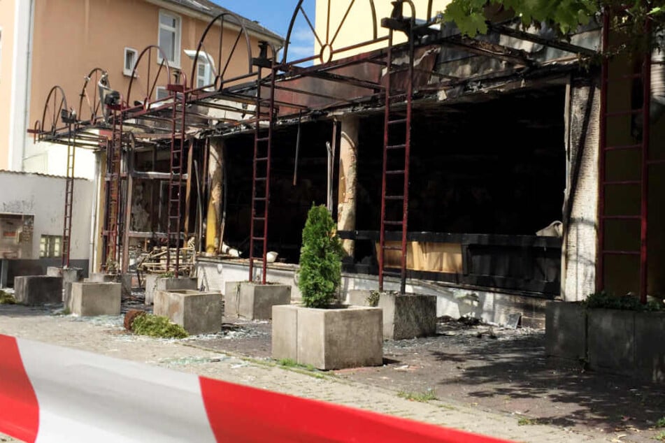 Die Shisha-Bar wurde durch den Anschlag komplett zerstört.