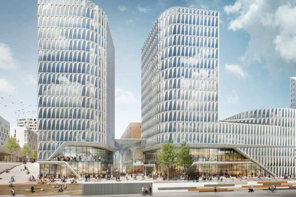 Hamburgs Milliarden-Projekt, das südliche Überseequartier in der Hafencity, liegt nach Angaben der Bauherren im Zeitplan.