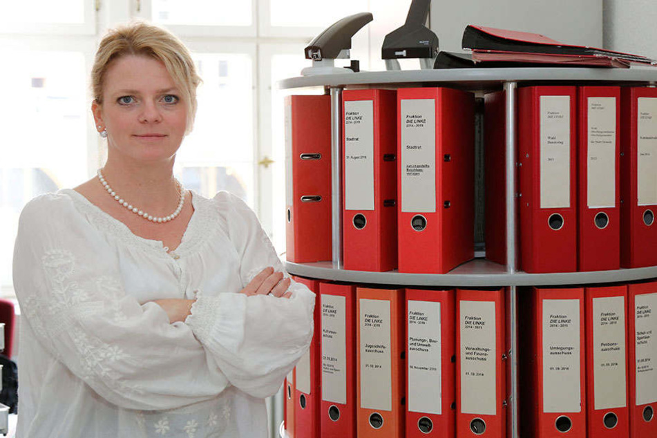 Susanne Schaper (39, Linke) kann Rocholds Korruptionsvorwürfe nicht nachvollziehen.